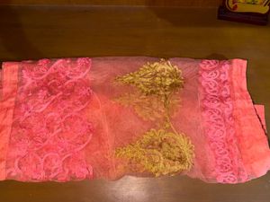 Beautiful Peach Kurta Set with Dupatta