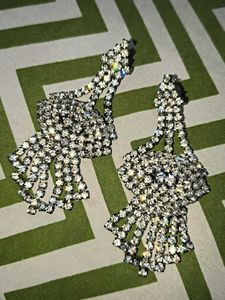 Sparkling Rhinestone Necklace Set with earrings