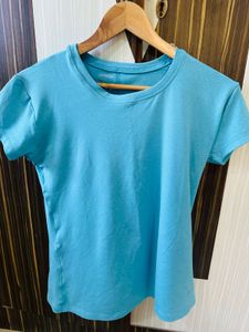 Vibrant Pink &amp; blue Athletic T-Shirt and Pant set