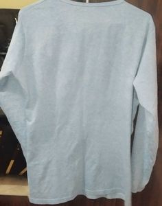 Light Blue Long Sleeve Graphic Tee
