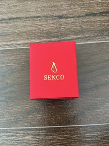 Senco Red earrings Jewellery Box