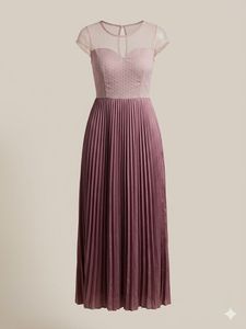 Elegant Pleated Maxi Dress