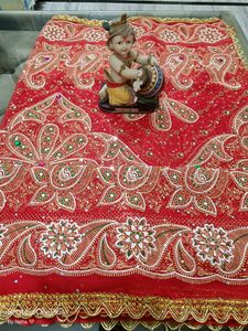 Red Colour Full Size Heavy Chunri 😍😍 Grab Fa