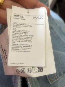 H&amp;M Wide High Waist Jeans