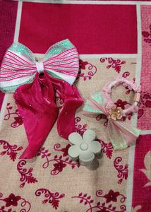 Cute Hair Clips &amp; Scrunchie Set