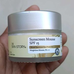 The Skin Story Sunscreen Mousse SPF 15