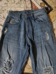 Brand New High Waisted Distressed Jeans For Women