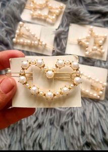 Pearl Hair Clip Set