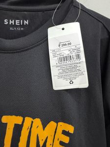 Shein Funny Gym Time Graphic T-Shirt