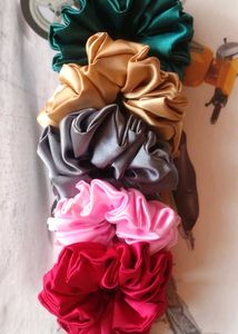 Set of 3 Satin Scrunchies