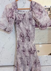 Floral Print Midi Dress