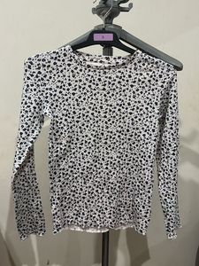 Floral Print Long Sleeve Top