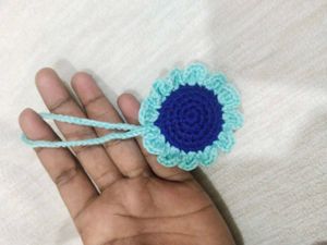 Crochet Flower Ornaments - Handmade