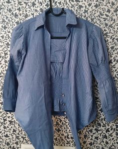 Blue Striped Shirt