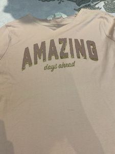 Pink "Amazing Days Ahead" T-Shirt