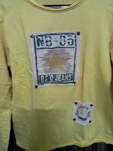 Yellow Graphic Print Tee