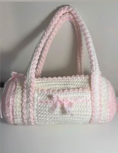 Crochet Duffle Bag🍭