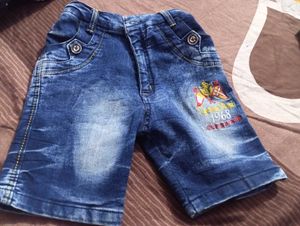 Boys Fashion Denim Shorts