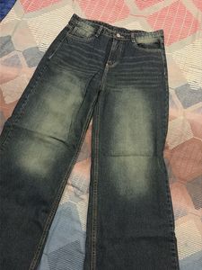 Vintage washed Blue Denim Jeans