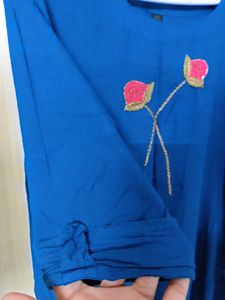 Blue Short Kurti