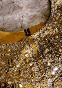 new Mustard kurta set 2 piece
