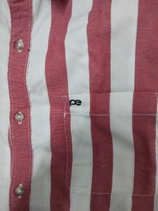 Peter England Striped Casual Shirt