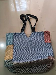 Colorful Patchwork Tote Bag
