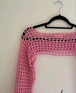 Crochet Net Shrug
