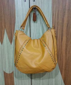 Stylish Mustard Yellow Hobo Bag