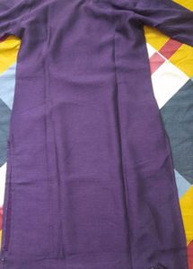 Elegant Purple Embroidered 3 piece set