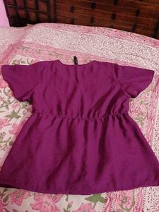 Purple Wrap Dress