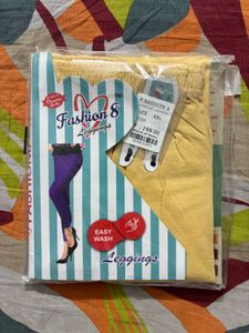 Fashion 8 Ankle Length Leggings - Yellow
