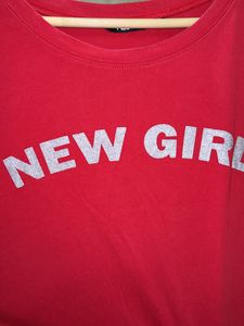 New Girl Oversized Crop Top