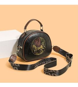 Vintage Pegasus Embossed Handbag