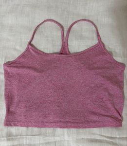 Pink Athletic Sports crop Top