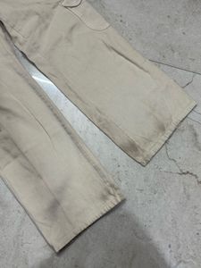Beige Cargo Pants