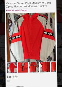 Victoria PINK Windbreaker Jacket Free size