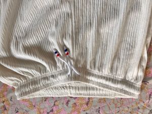 Women's White Palazzo Pants