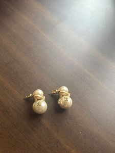 Pearl &amp; Crystal Stud Earrings