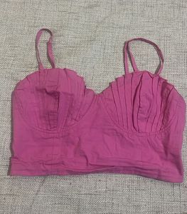 pink crop top 🎀💕