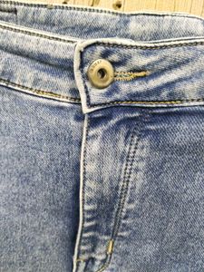 Blue Acid Wash Skinny Jeans