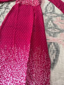 Cation Pink Front Slit Kurta