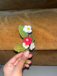 Handmade Crochet Flower Brooch