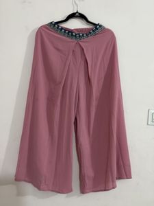 Elegant 3 piece Teal and Pink Ethnic Outfit