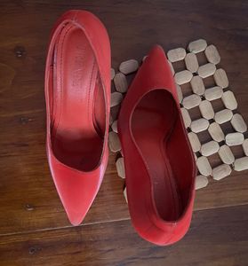 Red High Heel Pumps