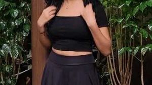 Classic Black Square neck Crop Top