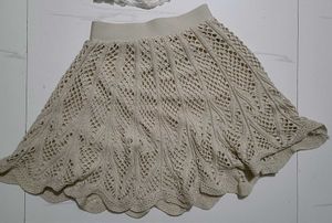 knitted Mini Skirt