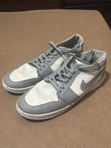 Stylish Grey & White Sneakers