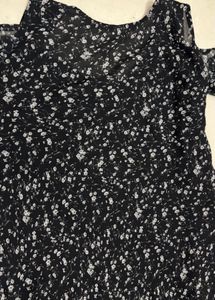 Chic Black Floral Maxi Dress