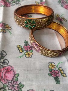 Sparkling Embellished Bangles